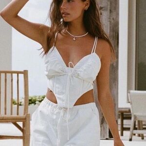 Sabo Skirt White Ginny Top